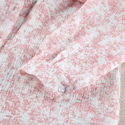 Ensemble pyjama en coton de style abstrait - image 11