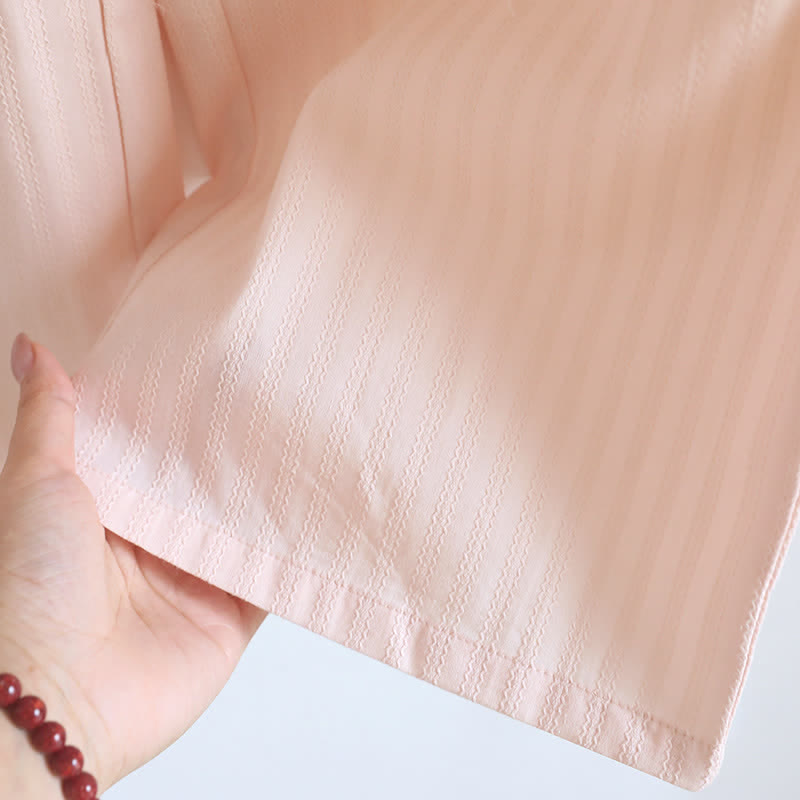 Ensemble pyjama composé d'un débardeur en jacquard de coton - image 11
