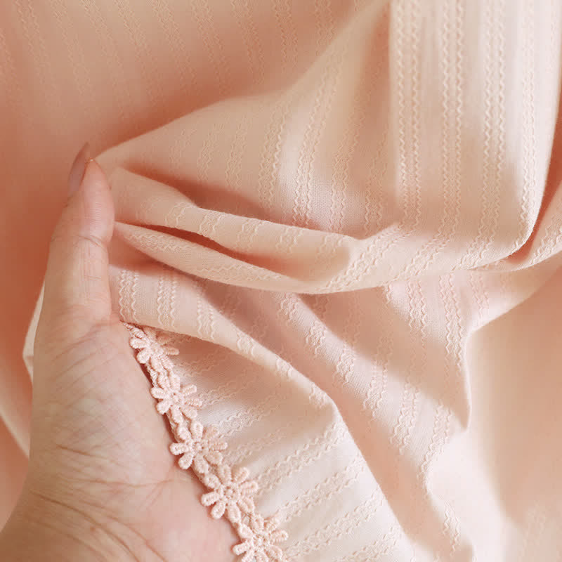 Ensemble pyjama composé d'un débardeur en jacquard de coton - image 8