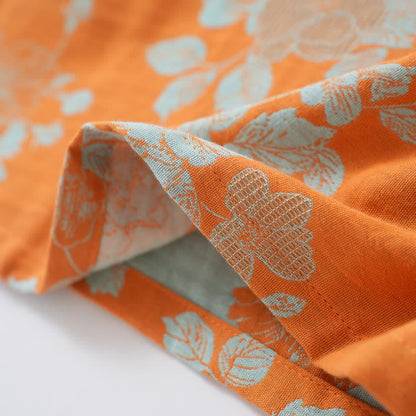 Pyjama vintage en coton à motifs floraux asiatiques - image 4