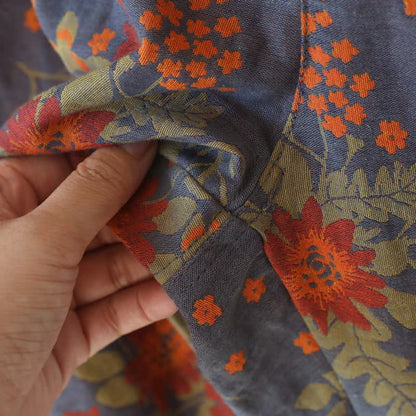 Pyjama en gaze de coton d'inspiration vintage avec un motif floral - image 10