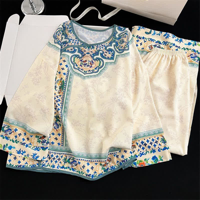 Ensemble pyjama vintage de style Hanfu - image 1