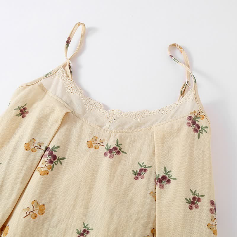 Ensemble pyjama en coton à imprimé nèfle (3 pièces) - image 5