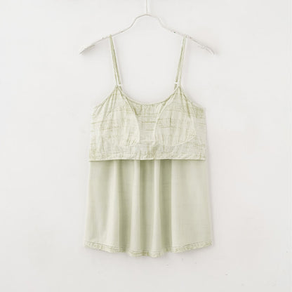 Ensemble de nuit en coton d'inspiration artistique, évoquant l'aquarelle : débardeur et pantalon - image 13