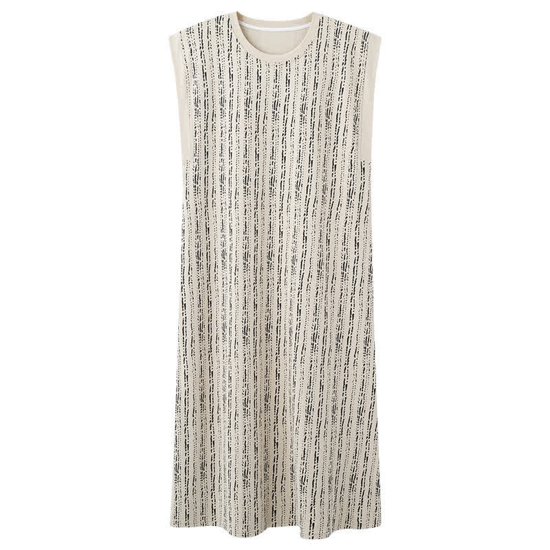 Chemise de nuit sans manches en coton style Artistic Line - image 8