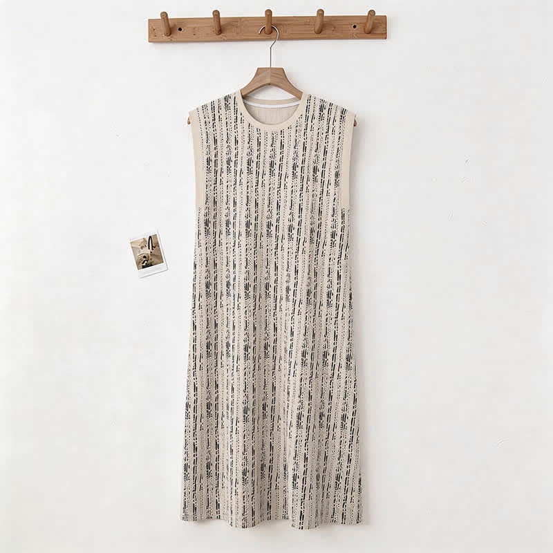 Chemise de nuit sans manches en coton style Artistic Line - image 1