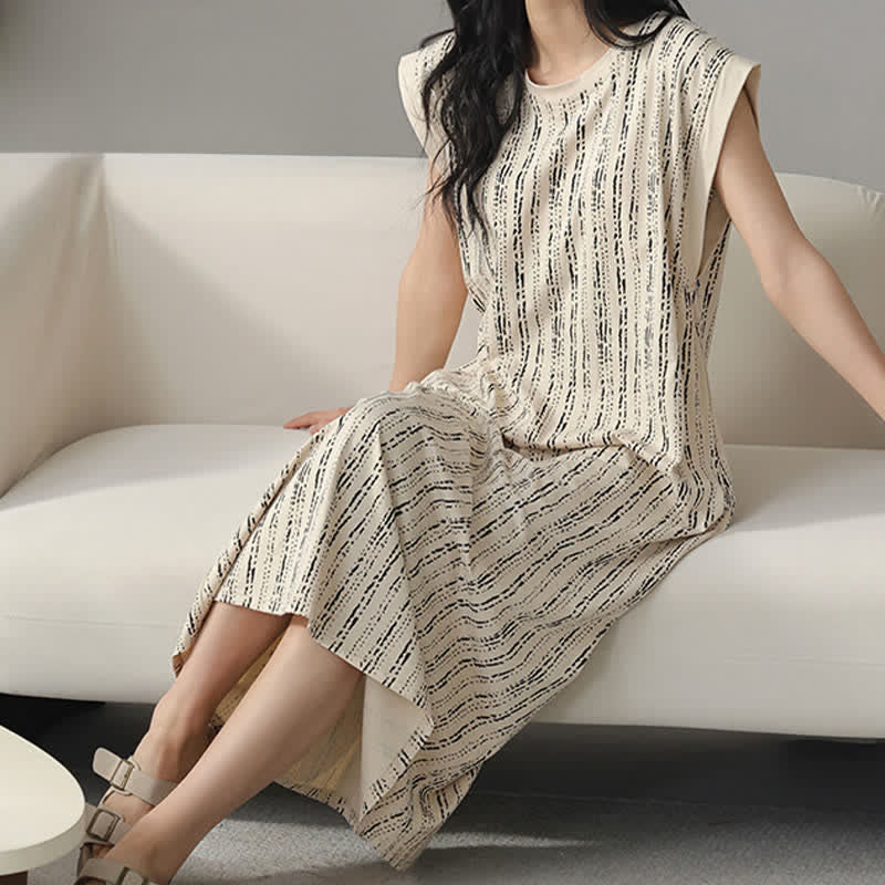 Chemise de nuit sans manches en coton style Artistic Line - image 7