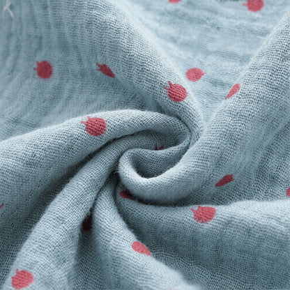 Chemise de nuit bleue à pois blancs - image 9