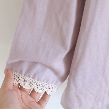 Ensemble nuisette et plaid avec broderie poney - image 5