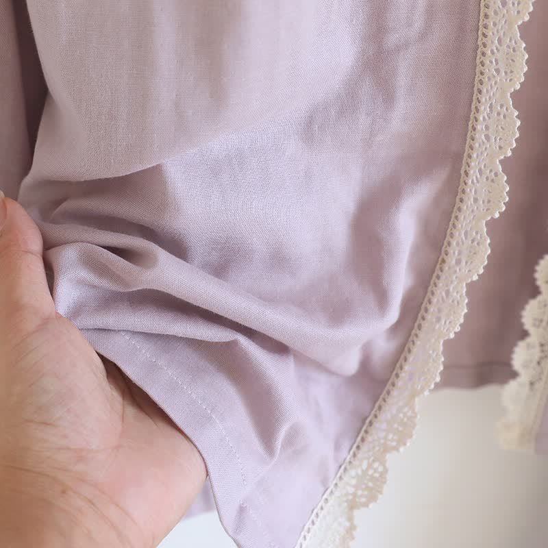 Ensemble nuisette et plaid avec broderie poney - image 11