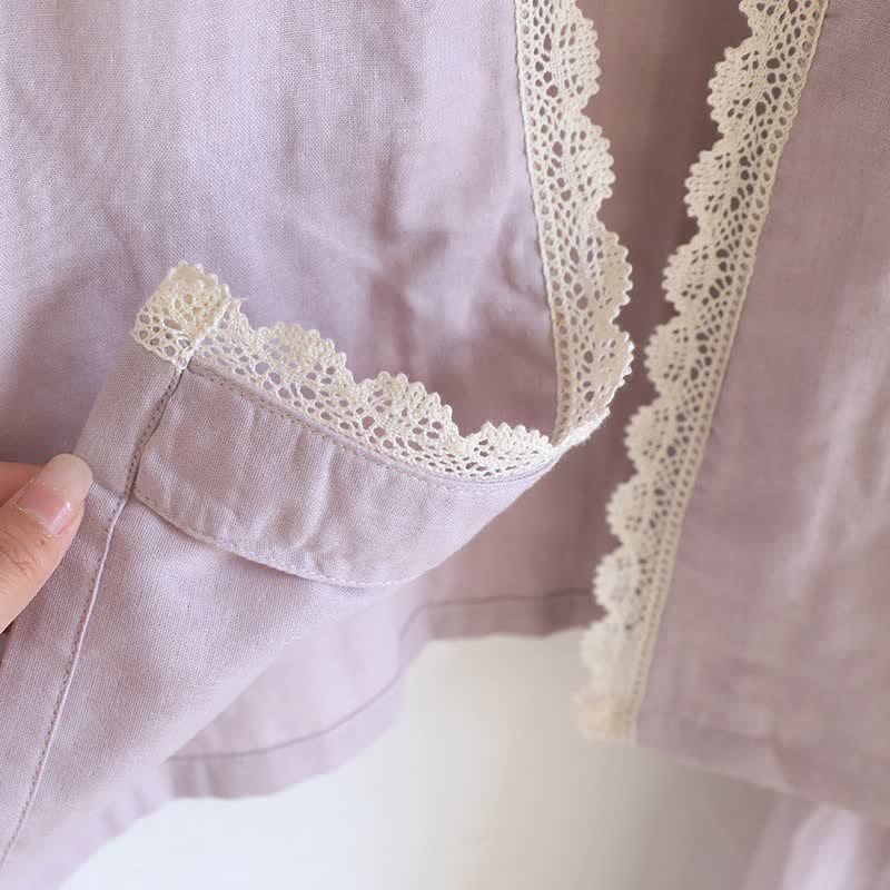 Ensemble nuisette et plaid avec broderie poney - image 10