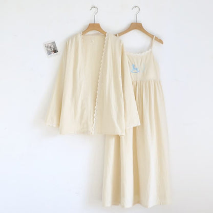 Ensemble nuisette et plaid avec broderie poney - Jaune - XL - image 15