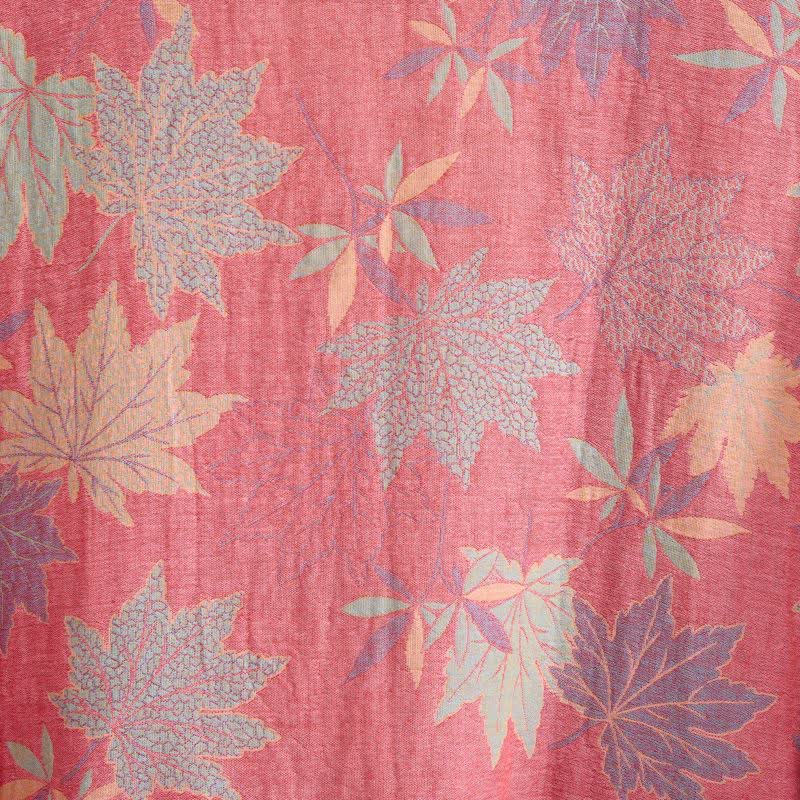 Peignoir de style kimono en coton double épaisseur à motif de feuille d'érable - image 7