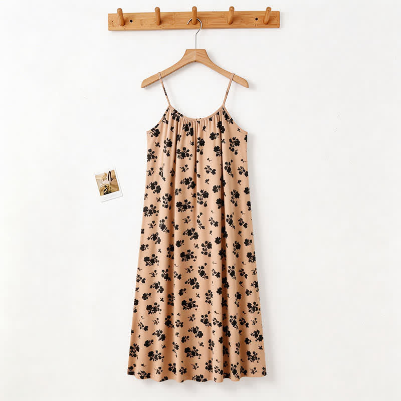 Chemise de nuit vintage à motifs floraux - image 4