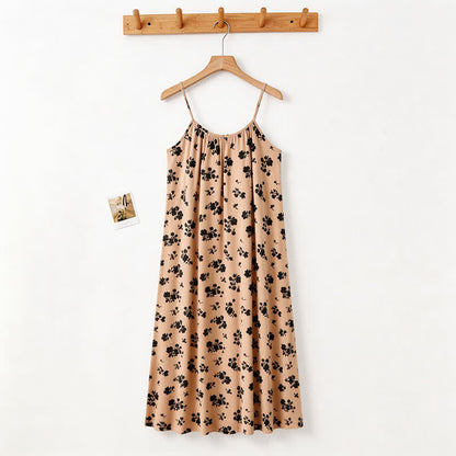 Chemise de nuit vintage à motifs floraux - image 4