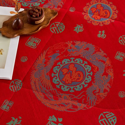Couette rétro en jacquard de gaze de coton - image 8