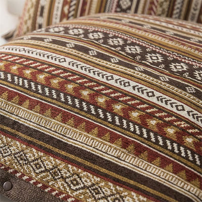 Taies d'oreiller en pur coton avec bouton bohème (2 pièces) - image 2