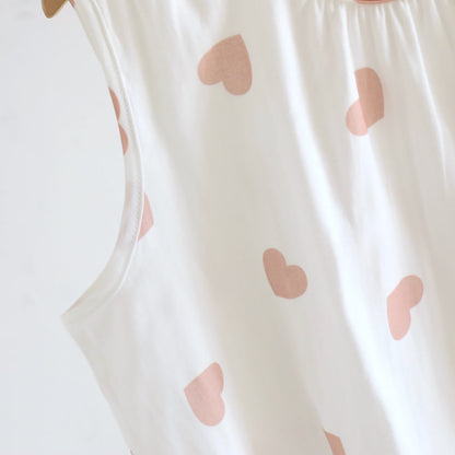 Pyjama à motif cœur en double gaze de coton double épaisseur - image 12