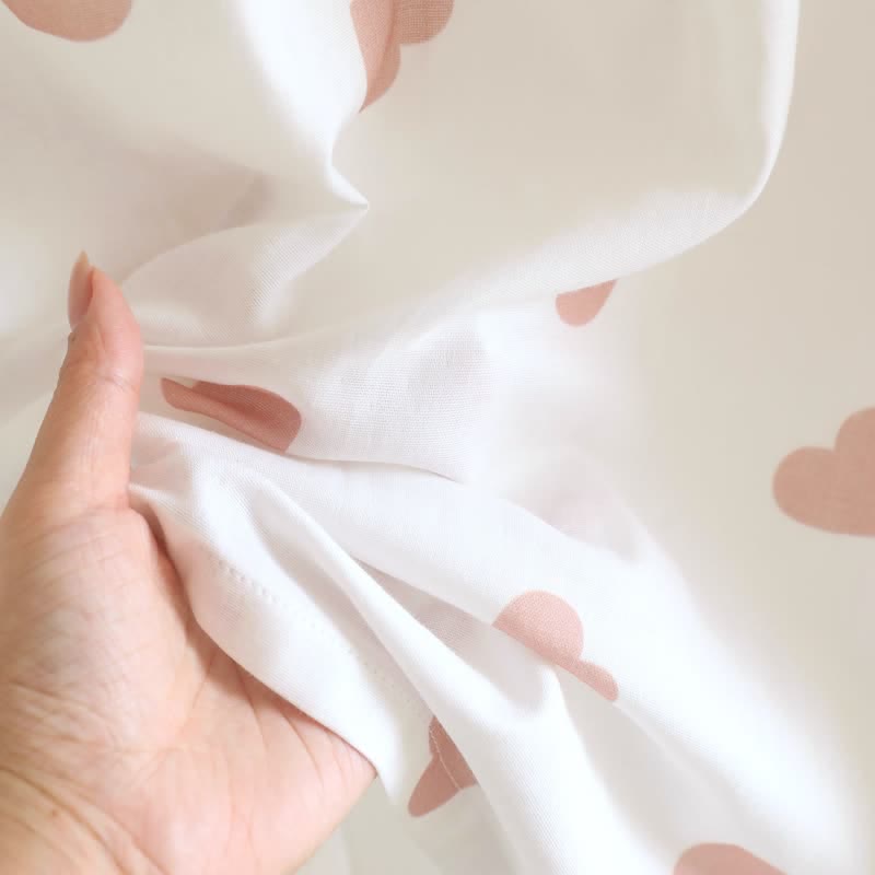 Pyjama à motif cœur en double gaze de coton double épaisseur - image 13