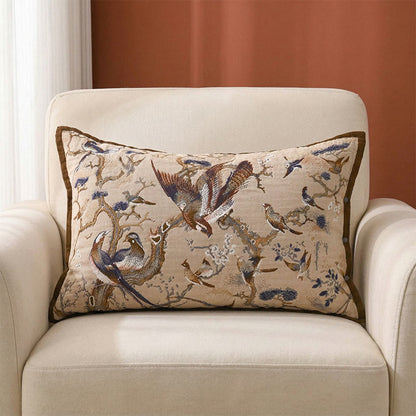 Taies d'oreiller à motif jacquard oiseau de paradis (2 pièces) - image 2
