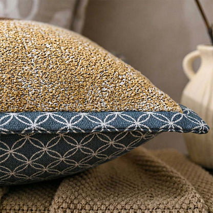 Housses de coussin à imprimé léopard style jacquard bohème (2 pièces) - image 1