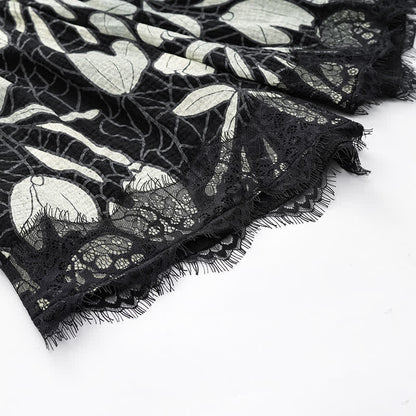 Pyjama en coton à motif floral abstrait (haut et short) - image 7