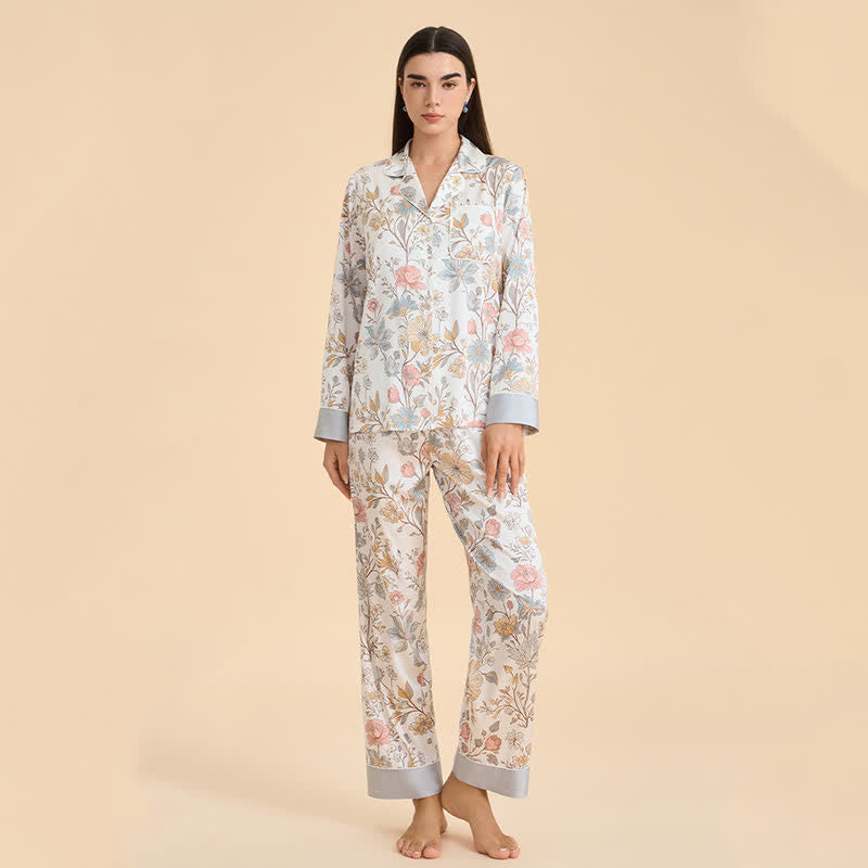 Ensemble pyjama à motif floral frais - image 2