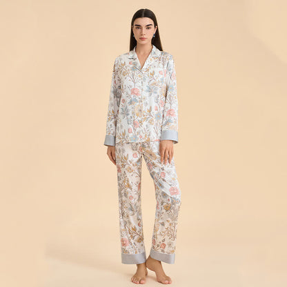 Ensemble pyjama à motif floral frais - image 2
