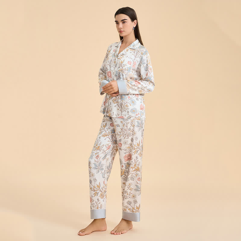 Ensemble pyjama à motif floral frais - image 4