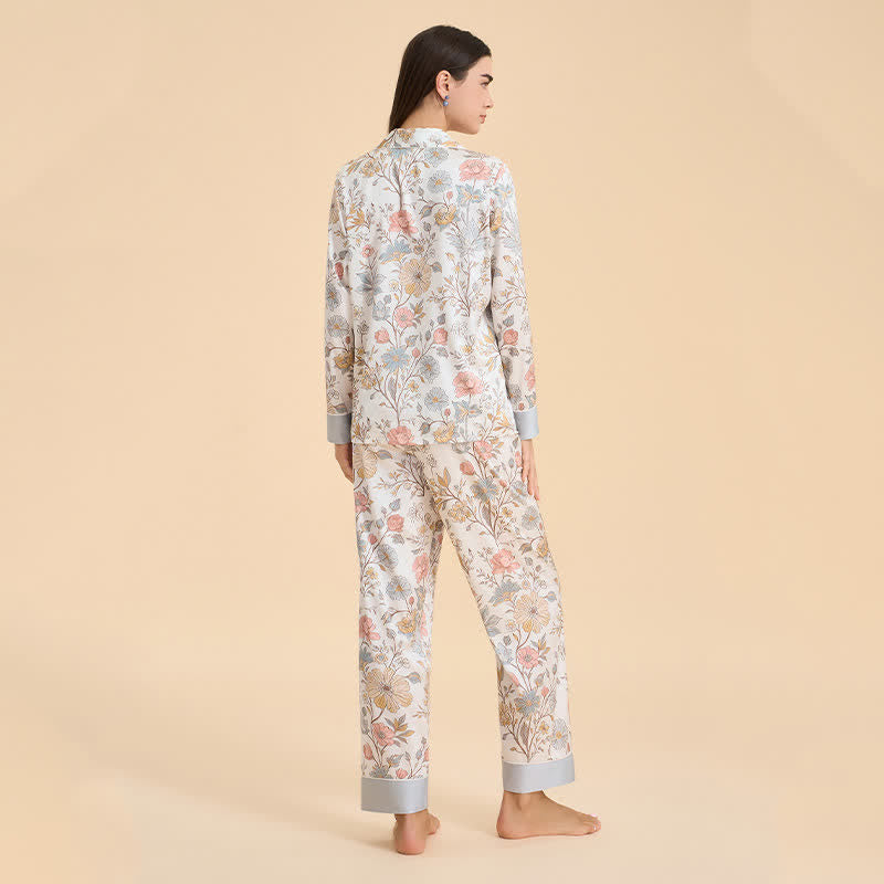 Ensemble pyjama à motif floral frais - image 5