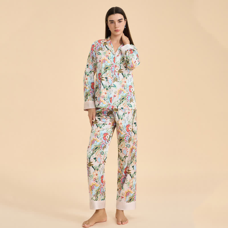 Ensemble pyjama à fleurs tropicales - image 3