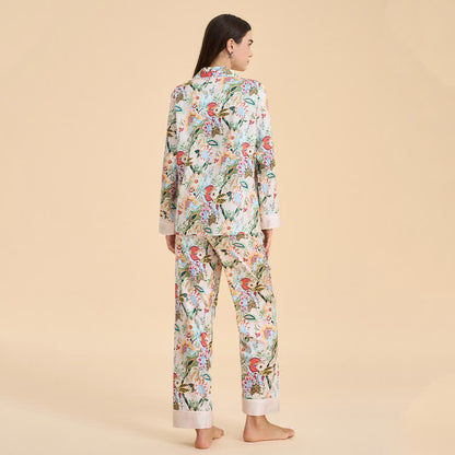 Ensemble pyjama à fleurs tropicales - image 5