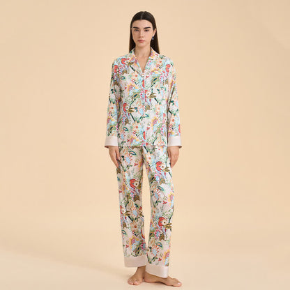 Ensemble pyjama à fleurs tropicales - image 2