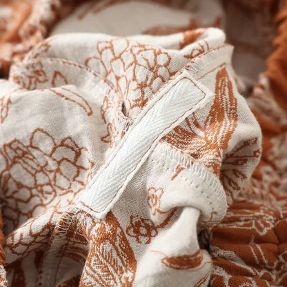 Ensemble pyjama 3 pièces en pur coton à motif floral - image 11