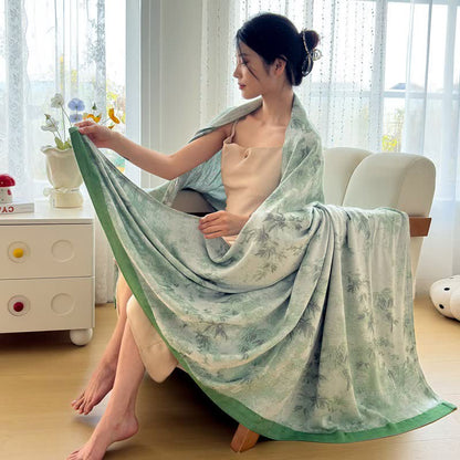 Couverture d'été artistique en fibres de bambou - image 12