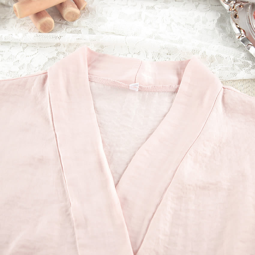 ensemble kimono rose uni - image 5