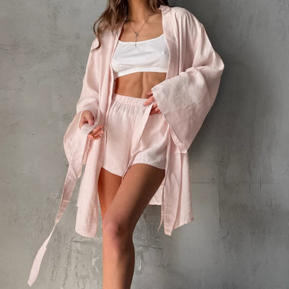 ensemble kimono rose uni - image 1