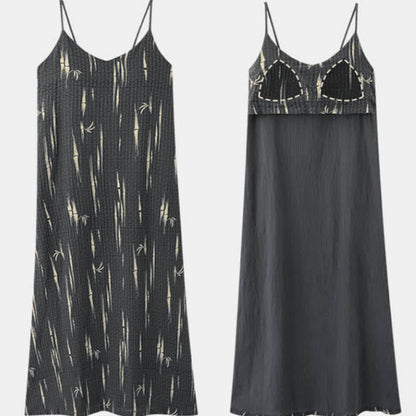 Chemise de nuit en pur coton, inspirée du bambou - image 6