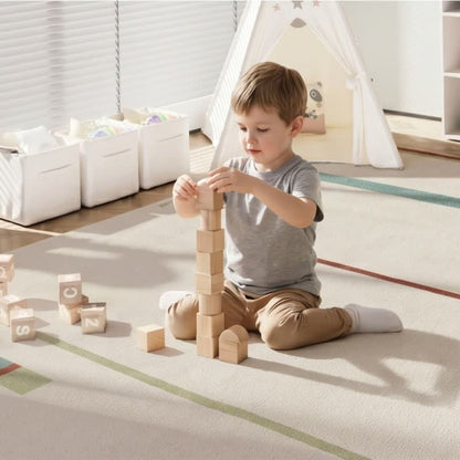 Tapis minimaliste linéaire pour enfants - image 6