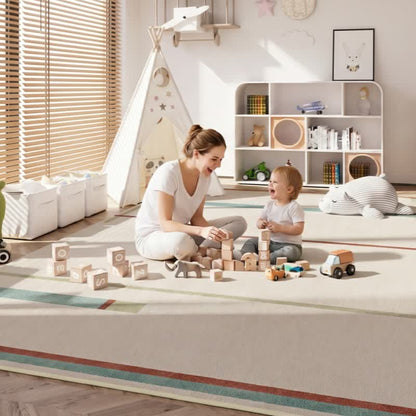 Tapis minimaliste linéaire pour enfants - image 2