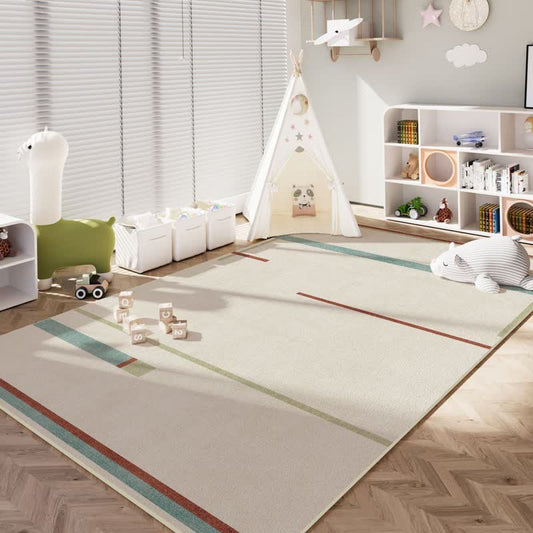 Tapis minimaliste linéaire pour enfants - 200 cm × 350 cm - image 0