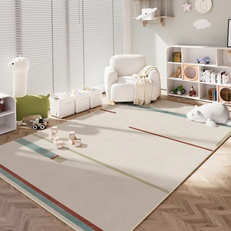 Tapis minimaliste linéaire pour enfants - image 3