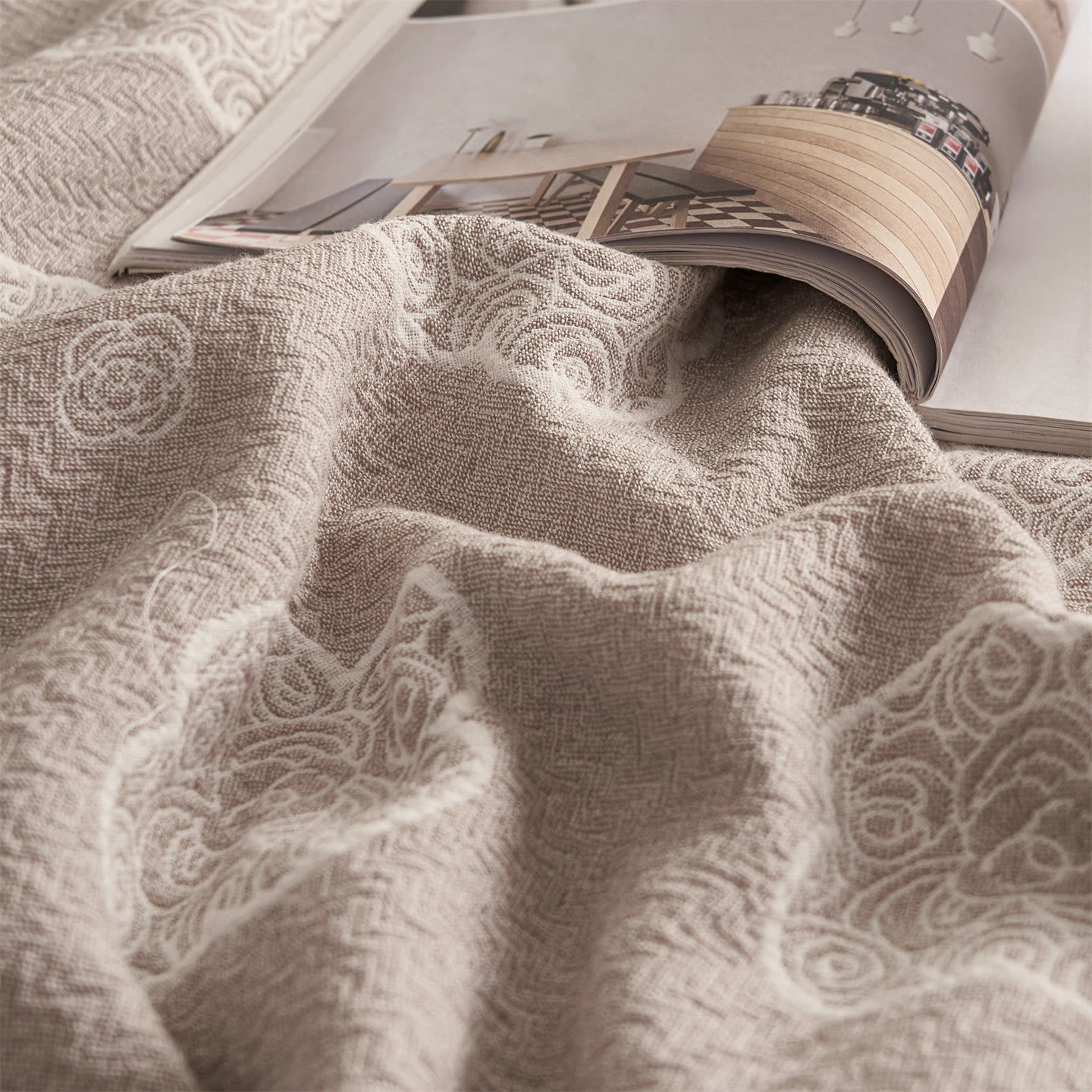 Couette en gaze jacquard 3 couches Ownkoti Oriental Ruyi Cloud - image 3