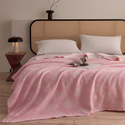 Couette en gaze jacquard 3 couches Ownkoti Oriental Ruyi Cloud - Rose - Reine - image 4