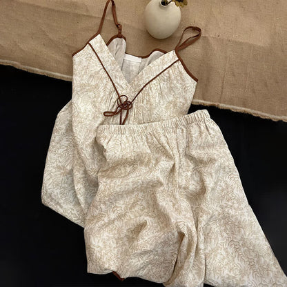 Ensemble de salon beige avec détails de nœud - image 5