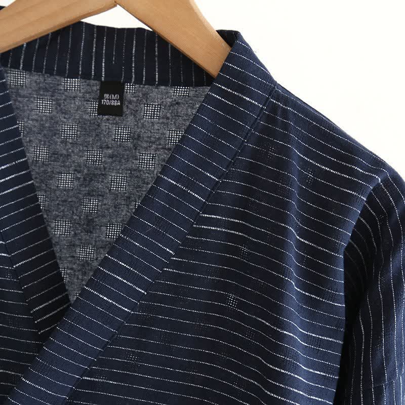 Peignoir kimono unisexe en gaze de coton - image 13