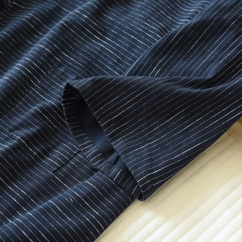 Peignoir kimono unisexe en gaze de coton - image 15