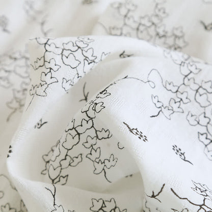 Peignoir kimono unisexe en coton à motif floral - image 8