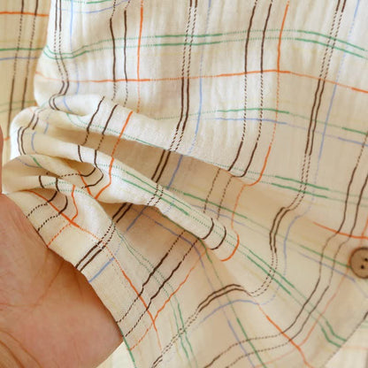 Pyjamas en coton colorés, à rayures et à carreaux - image 14