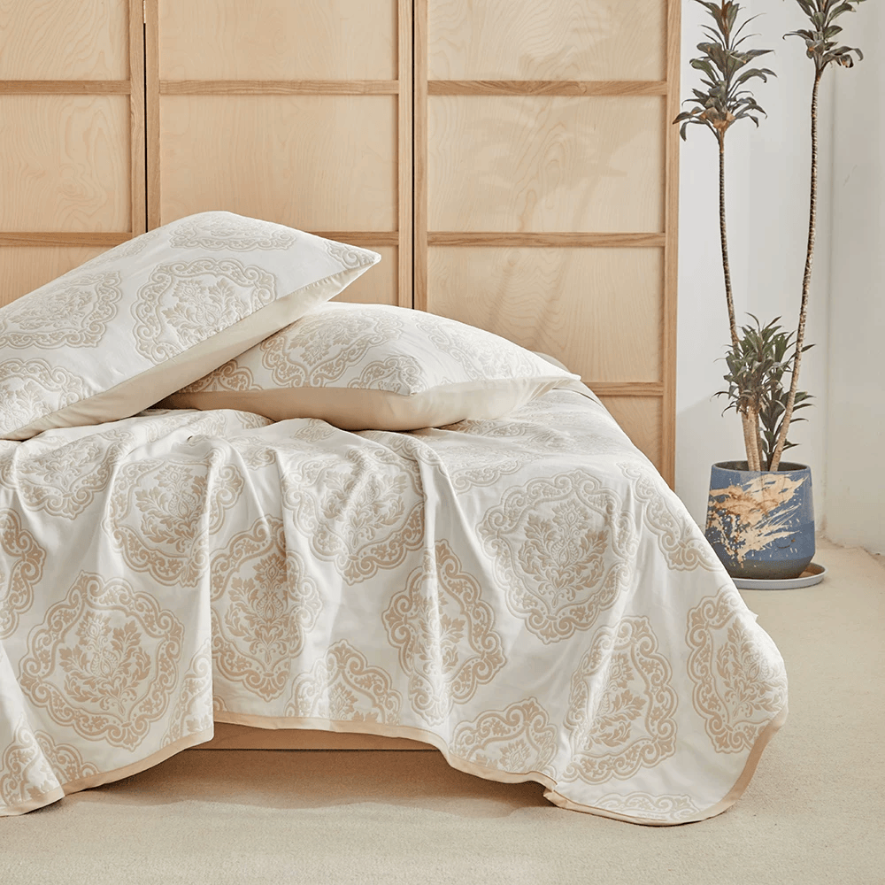 Ensemble de literie Ownkoti Vintage European Scroll Jacquard - image 1